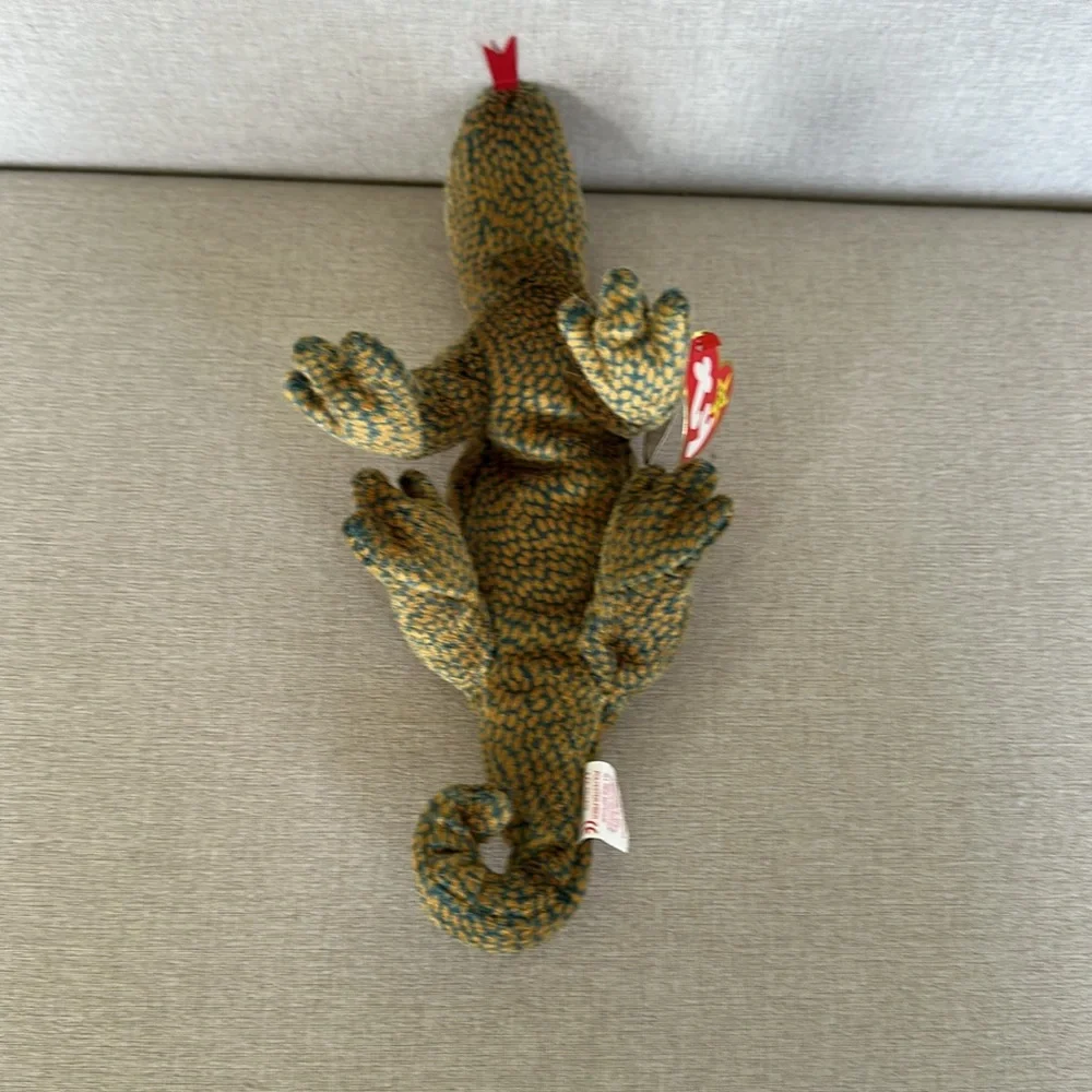 Ty Original Beanie Baby Scaly the Lizard 1999 Plush